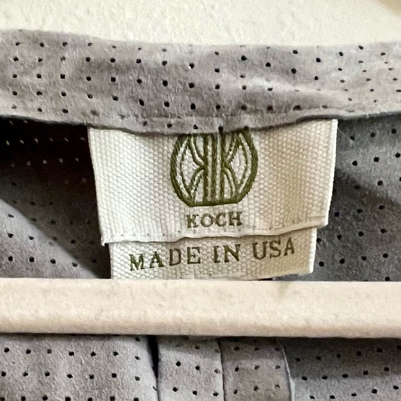 Koch suede open cardigan - Picture 2 of 4